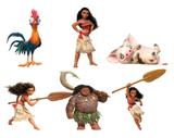 kit Display festa Mdf Moana 6 Displays 22cm - X4adesivos