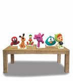 kit Display festa Mdf Pocoyo Menina 6 Displays 22cm - X4adesivos