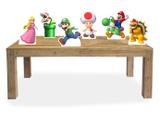 kit Display festa Mdf Super Mario 6 Displays 22cm - X4adesivos