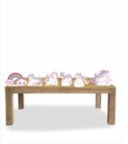 Kit display festa Mdf Unicornio 6 Displays 22cm - X4adesivos