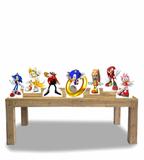 kit Display festa Sonic 7 peças - X4adesivos