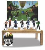 Kit Display Fortnite Com 8 Peças + Painel - X4adesivos