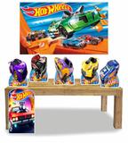 Kit Display HotWheels Com 6 Peças + Painel - X4adesivos
