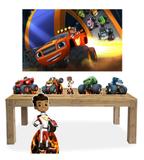Kit Display Mdf Blaze Monster and Machine Com 06 Pçs + Painel Grande - X4adesivos