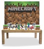 Kit Display mdf Minecraft Com 11 Pçs + Painel - X4adesivos