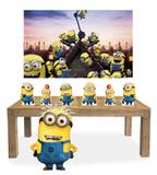 Kit Display Mdf Minions Com 07 Pçs + Painel Grande - X4adesivos
