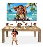 Kit Display Mdf Moana Com 07 Pçs + Painel Grande - X4adesivos