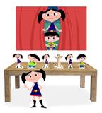 Kit Display Mdf Show da Luna Com 07 Pçs + Painel Grande - X4adesivos
