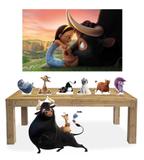 Kit Display Mdf Touro Ferdinando Com 06 Pçs + Painel Grande - X4adesivos