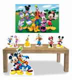 Kit Display Mdf Turma do Mickey Com 06 Pçs + Painel Grande - X4adesivos