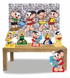 Kit Display Monica Com 6 Peças + Painel - X4adesivos
