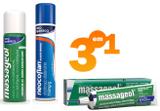 Kit dores musculares - 1 Massageol Aerossol 120 ml + 1 Neocoflan 85 ml + 1 Massageol Pomada 30g -