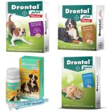 Kit Drontal 01un 10kg 01un 35kg 01un Puppy 01un Gatos - Bayer