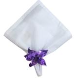 Kit Duo Guardanapo de Tecido com Porta Guardanapo Borboleta Alegria II - 4 unds - Maison charlô