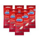 Kit Durex Preservativo Sensitive C/6 - 6 unid.