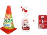 Kit Educador Sanitario Xixi Pode E Xixi Não Pode + Postinho Chalesco para Xixi Cães - Sanol e chalesco