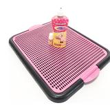 Kit Educador Sim E Não + Sanitário Plastico Cachorros Rosa - R2s