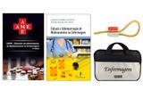 Kit Enfermagem: Ame Dicionário de Administração de Medicamentos 11ª Ed+ Cálculo e Administração de Medicamentos+ Bolsa - Editora martinari