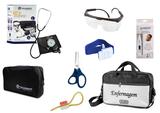 Kit Enfermagem: Aparelho De Pressão com Estetoscópio Duplo Incoterm Completo - Preto