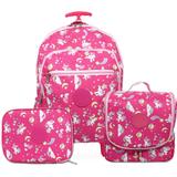 Kit Escolar Infantil Unicórnio Fantasy Tamanho G rodinhas, Lancheira E Estojo Mac - Mac mochilas