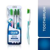 Kit Escova Dental Oral B Detox Ultrafino 3 Unidades - Procter