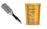 KIt Escova Evas SAS503 Cerâmica + Hidratação Trivitt 1kg - Evans