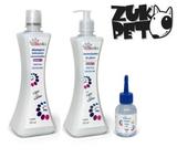 Kit Escova Luminosa Tratamento Pelagem Cães Gatos Tchuska Pet