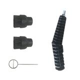 Kit Escovas Nylon do Vaporizador H2o X5 Nylon + Bico Reserva E Agulha Desentupidora - H2o mop x5
