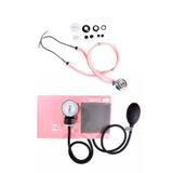 Kit Esfigmomanômetro + Estetoscópio Rappaport Rosa G-Tech - Premium