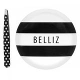Kit Espelho + Pinca Preto e Branco Belliz Ref.: 1698