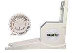 Kit Estadiômetro Compacto de Parede e Trena c/ disco de IMC de 2 metros Avaliação Física - Slim Fit
