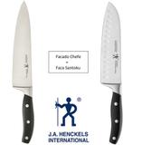Kit Faca do Chefe + Faca Santoku HI Contour J.A. Henkels - J.a. henkels / zwilling