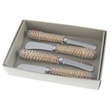 Kit facas aperitivos - 4 pcs - 15 cm - Btc decor