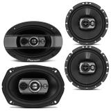 Kit Fácil Pioneer Alto Falante 6" TS-1790BR 120W RMS + Alto Falante TS-6990BR 6x9" 300W RMS