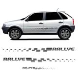Kit Faixa Gol Rallye G4 Adesivo Lateral + Traseiro Preto - Sportinox