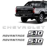 Kit Faixa Prata S10 Chevrolet Advantage 09/11 + Flex Power - Sportinox