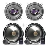 Kit Falantes 2 Vias 6 E 5 Polegadas Pioneer Gol G5 200w 4p