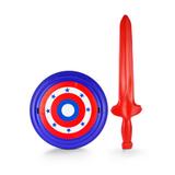 Kit Fantasia Escudo e Espada Capitão América - Festabox