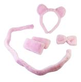 Kit Fantasia Pantera Cor de Rosa C/ 1 Kits. - ÚNICO - ROSA - Imperadores da folia