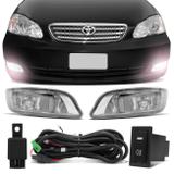 Kit Farol de Milha Corolla 2005 2006 2007 Fielder 2008 2009 Neblina Auxiliar - Prime