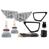 Kit Farol de Milha Focus 2004 2005 2006 2007 2008 + Kit Super LED H11 6000K Efeito Xênon - Kit prime