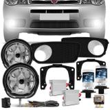 Kit Farol de Milha Palio G3 2004 a 2016 Weekend Siena Strada G3 2004 a 2012 Auxiliar Neblina - Prime