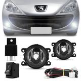 Kit Farol de Milha Peugeot 207 307 06 07 08 09 10 Auxiliar Neblina - Prime