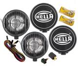 Kit Farol Milha Auxiliar Hella 500 Black Magic Original