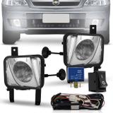 Kit Farol Milha Corsa Sedan Hatch Meriva 03 a 12 Montana 03 a 10 Auxiliar Neblina - Prime