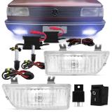 Kit Farol Milha Gol 87 a 94 + Kit Xenon H3 8000K Tonalidade Azulada - Prime