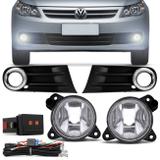 Kit Farol Milha Gol G5 2009 a 2012 Voyage G5 09 a 12 Saveiro G5 2010 a 2013 Hella + Lâmpada Osram - Prime