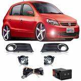 Kit Farol Milha Gol G5 Voyage Saveiro Completo + Botão - Tiger