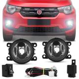 Kit Farol Milha Mobi 2016 2017 2018 2019 Auxiliar Neblina - Prime