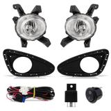Kit Farol Milha Neblina Hb20 2012 2013 2014 Botao Universal - Hyundai